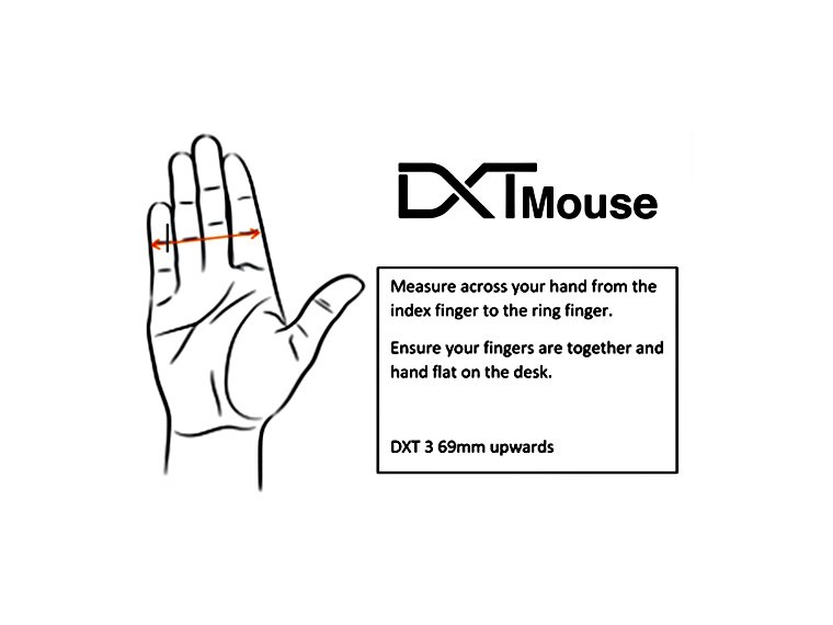 DXT3 Ambidextrous Ergonomic Mouse