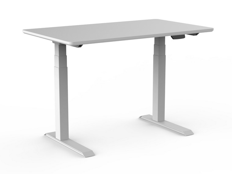 E Vision Straight Height Adjustable Sit to Stand Desk 
