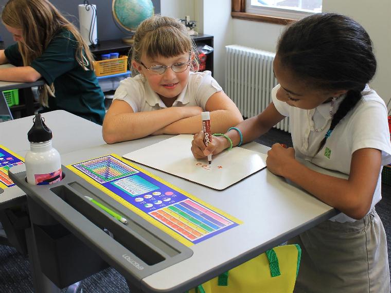 LearnFit Student Compact Sit Stand Desk 