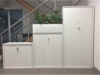 flow tambour cabinet, office storage, office tambour storage, secure office storage, 